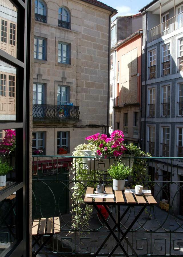 Acio Blanco. Loft En El Casco Historico De Ourense Luaran gambar